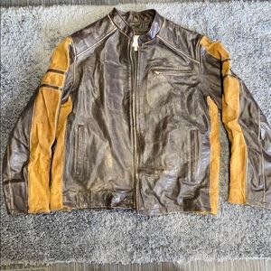 Wilson Leather vintage distressed look, size L